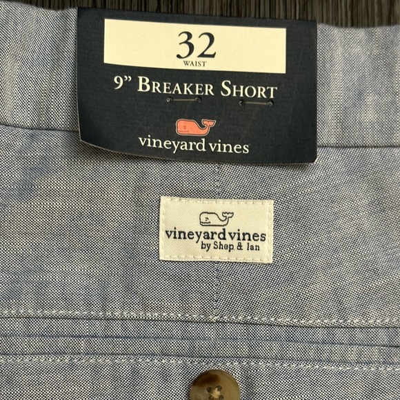 Vineyard Vines 9” Chambray Breaker Men’s Shorts in Ocean Breeze - Picture 9 of 10